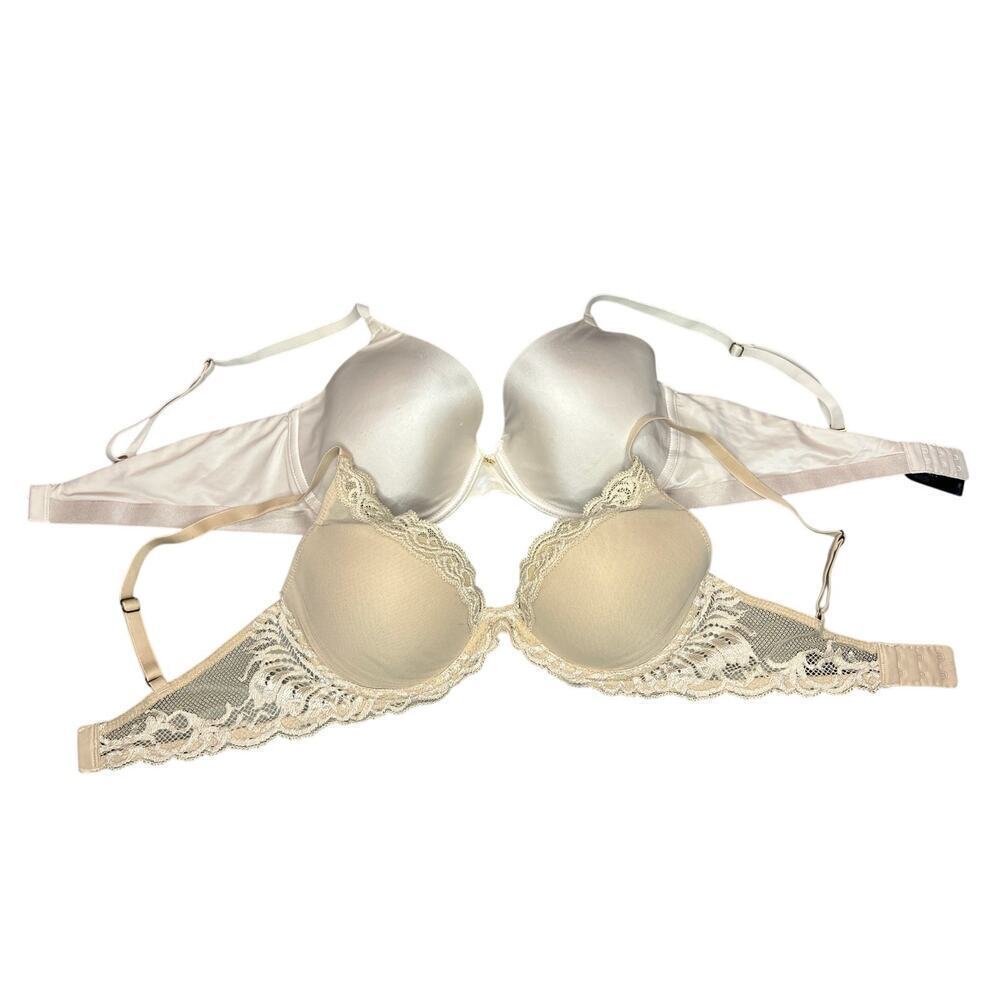Natori Bra Bundle Size 34C 36C Nude color both have underwire